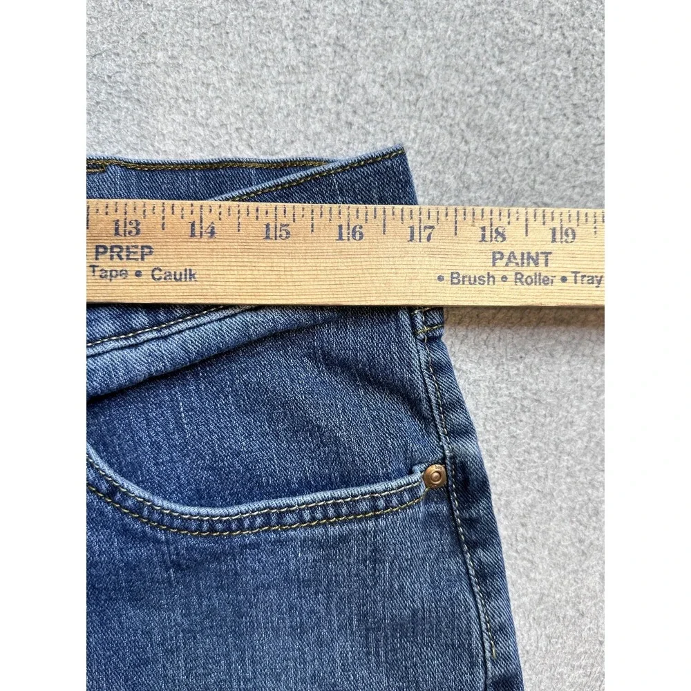 Vintage Lee Regular Fit Straight Jeans Mens 34x30 Medium Wash Blue Denim Stretch